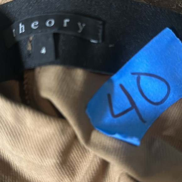 Theory Women's Skinny Jeans in Tan - Picture 3 of 10